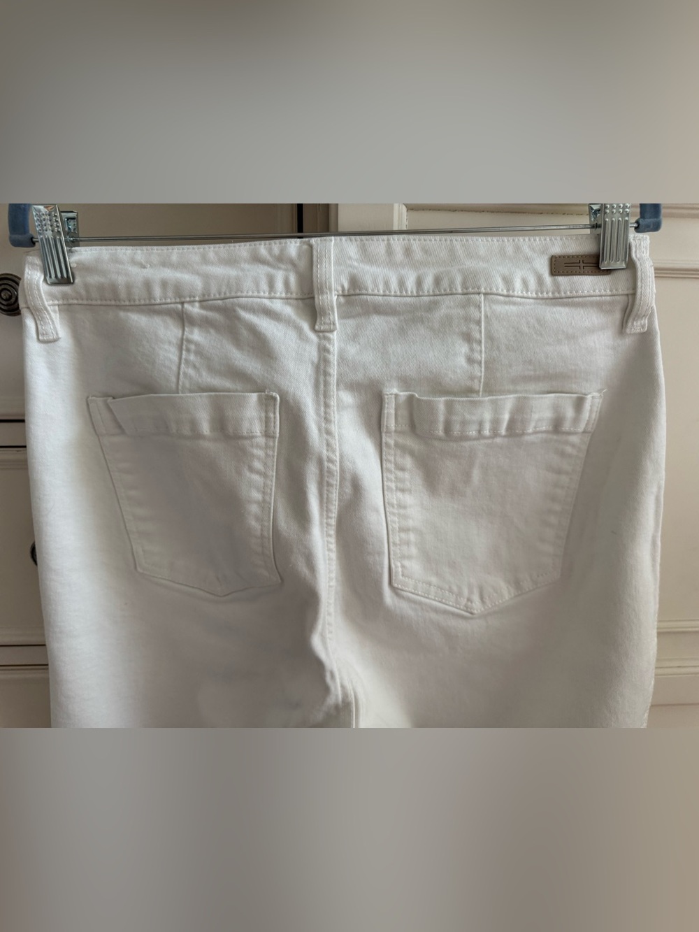 Liverpool White High-Rise Wide-Leg Button-Fly Jeans - Picture 3 of 4